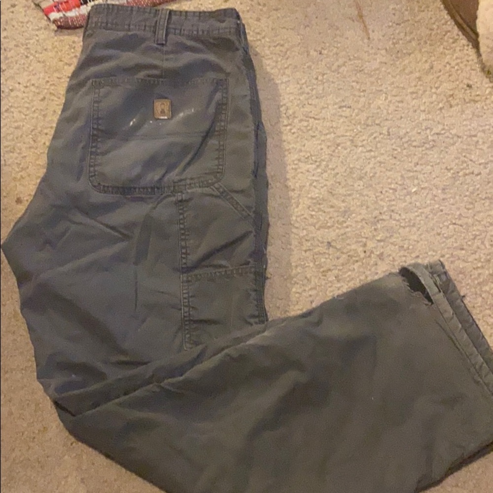 Coleman feels lined pants, worn